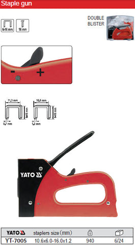 YATO YT-7005 Staple gun YATO HAND TOOLS, Staole gun  YATO Staole gun, BUY YATO Staole gun ONLINE, BEST PRICE IN YATO Staole gun , Staole gun ONLINE PRICE,