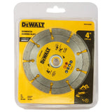 DEWALT MARBLE CUTTING SEGMENTED BLADE 4 INCH DW47402M