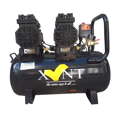 XLNT OIL FREE COMPRESSOR 50LTR 550X2 DOUBLE HEAD