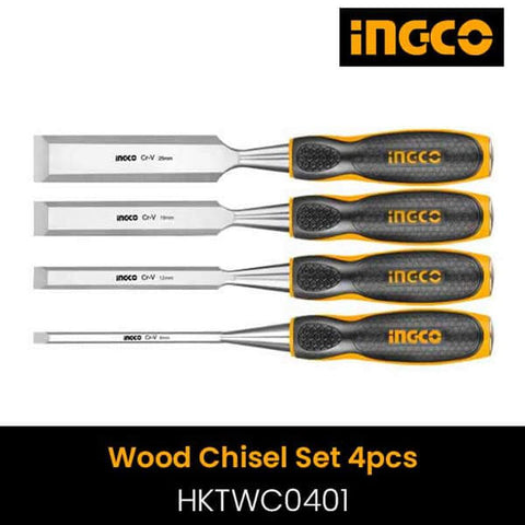 INGCO 4PCS WOOD CHISEL SET HKTWC0401