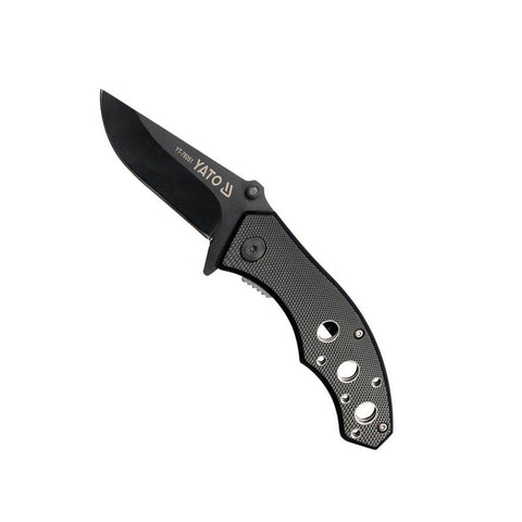 YATO YT-76051 FOLDING KNIFE WITH SHARP BLACK BLADE TI 